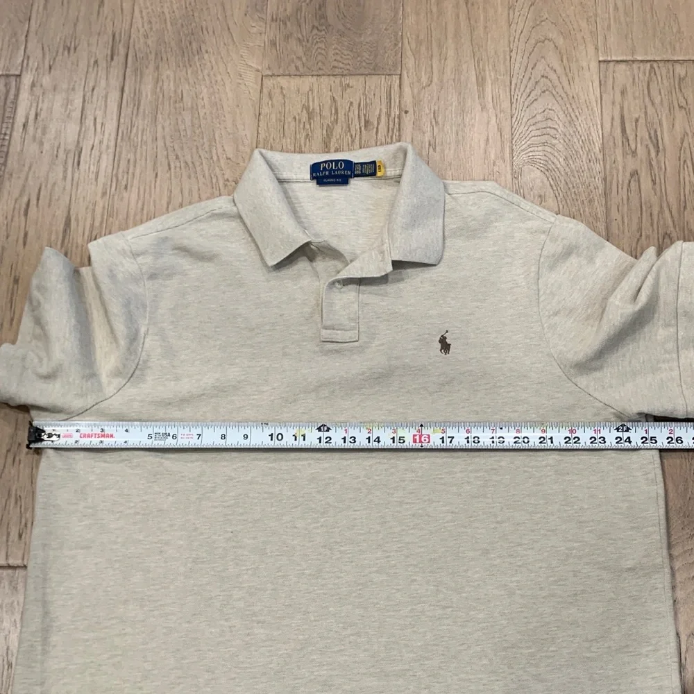 Polo by Ralph Lauren Men's Light Heather Gray Short Sleeve Polo Size XXL - Picture 7 of 11